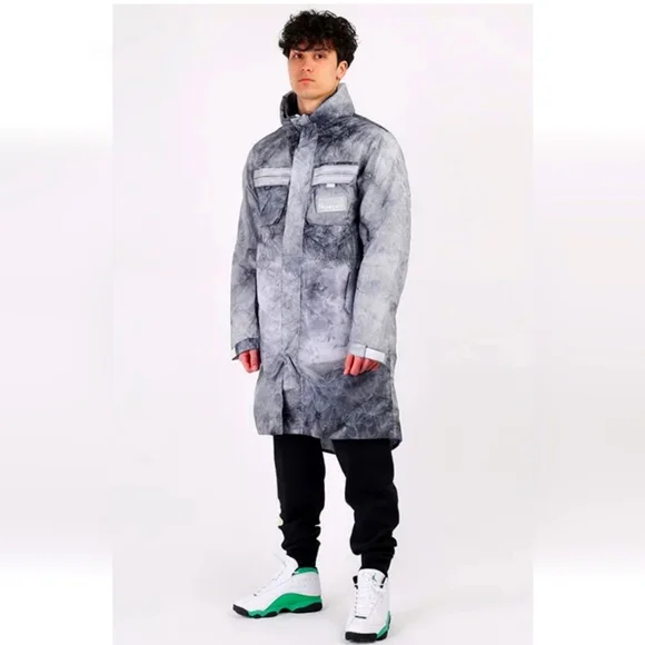 Nike Jordan 23 Engineered printed 2 in 1 Mens parka. Size M - Picture 1 of 10